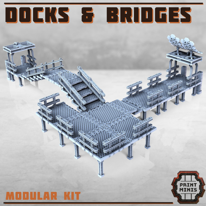 Bridges & Docks Terrain Kit