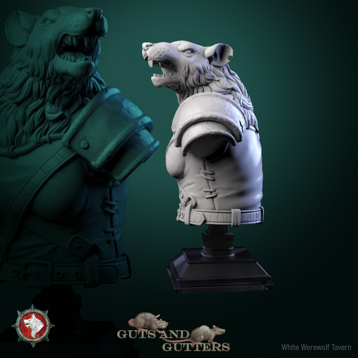 Female rat bust pre-supported