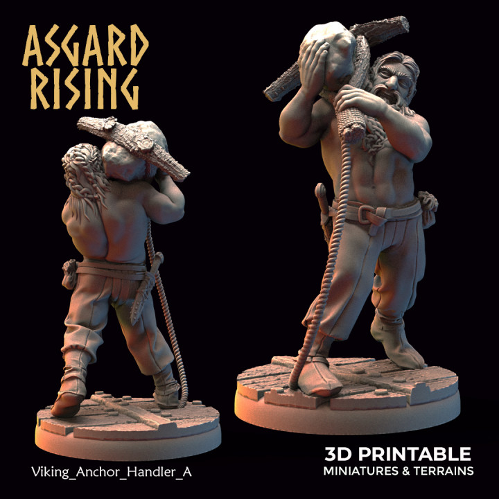 Viking Sailors (Crew) /EasyToPrint/ /Pre-supported/ image