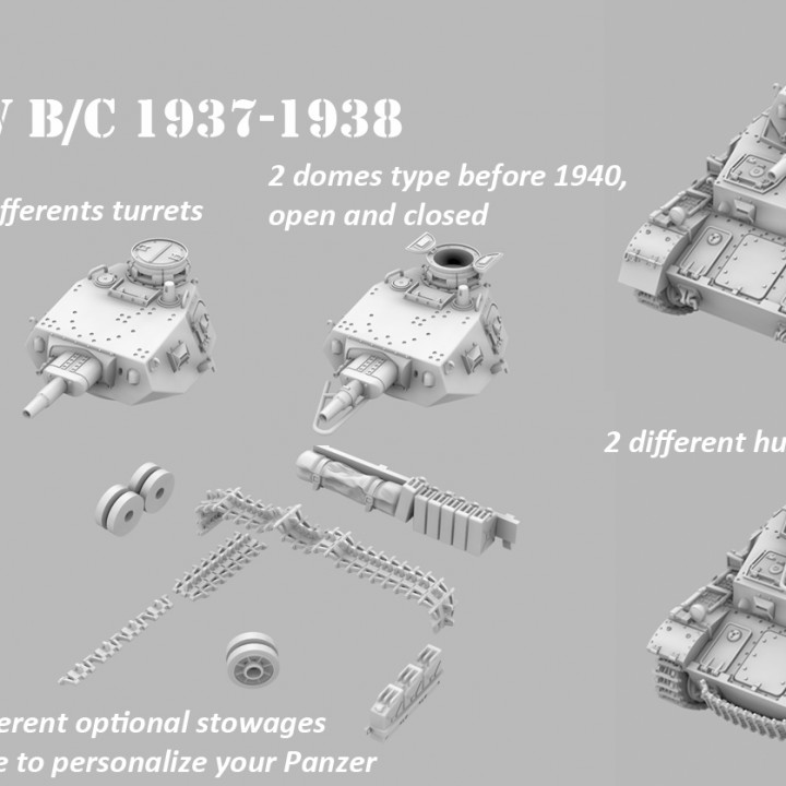 Panzer IV B/C 1937-1938 at least 3 possible variants image
