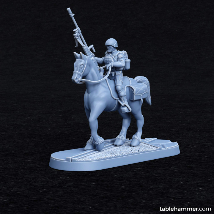 Horse Marines (modern human cavalry military) image