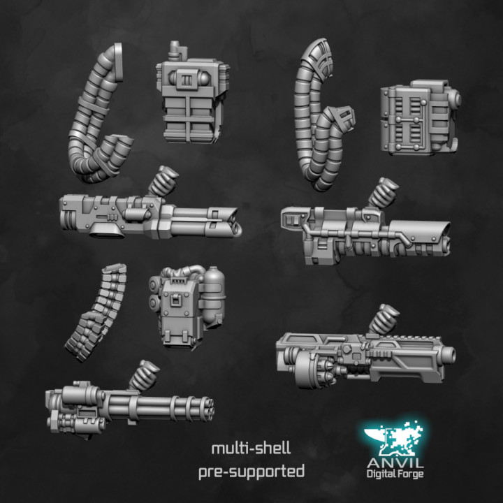 Man-Portable Heavy Weapons - set #1 Anvil Digital image