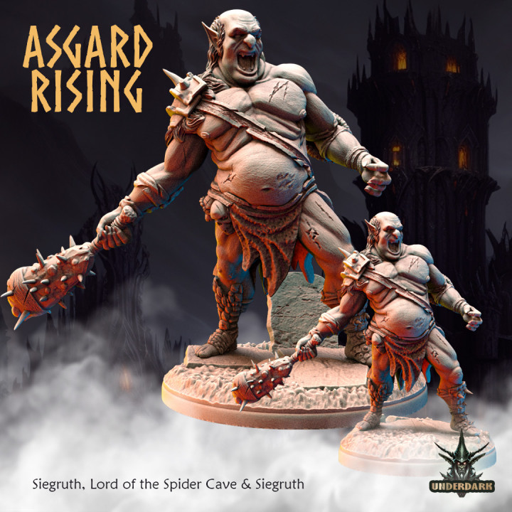 Siegruth, Lord of the Spider Cave /EasyToPrint/ /Pre-supported/