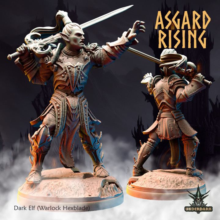 3D Printable Dark Elves /EasyToPrint/ /Pre-supported/ By Asgard Rising ...