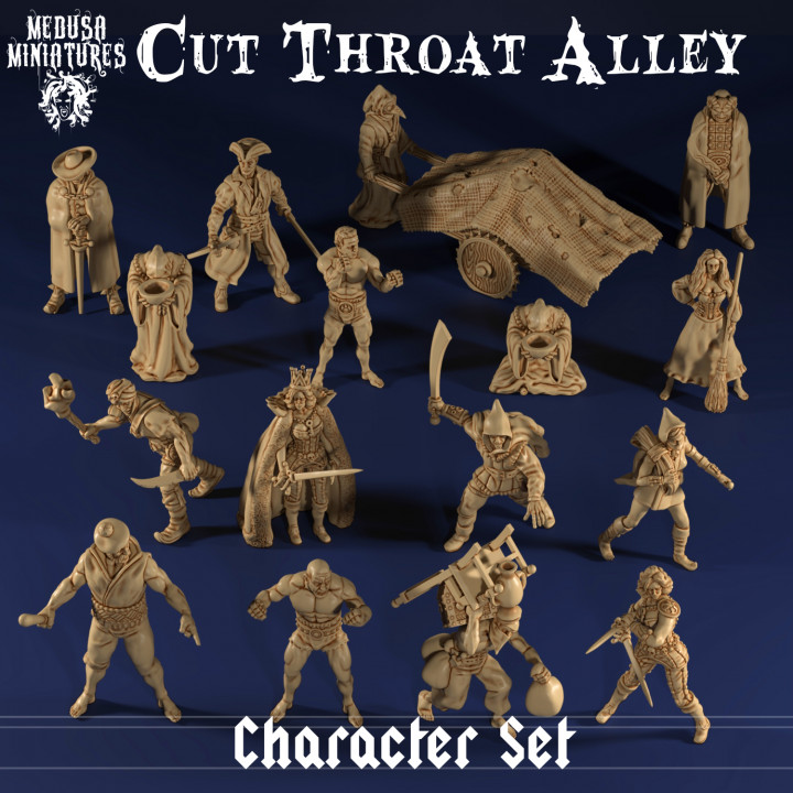Cut Throat Alley - Complete Character Set image