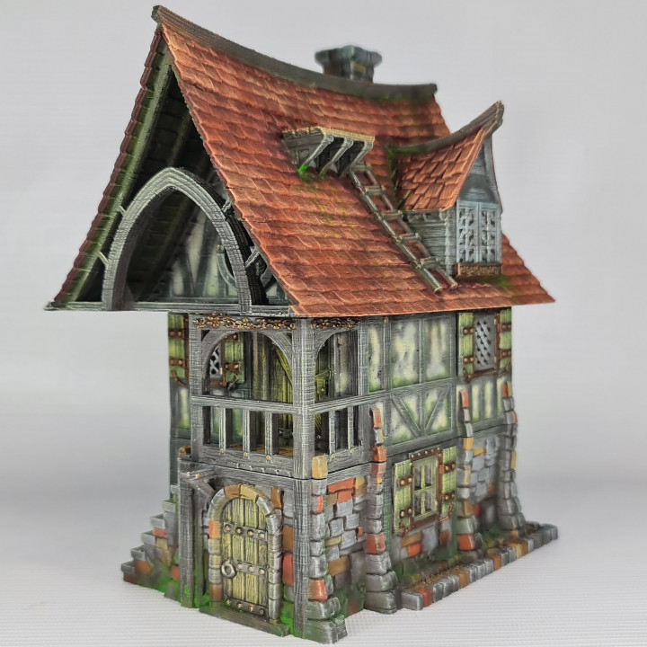 Beetroot House - Medieval Town Set