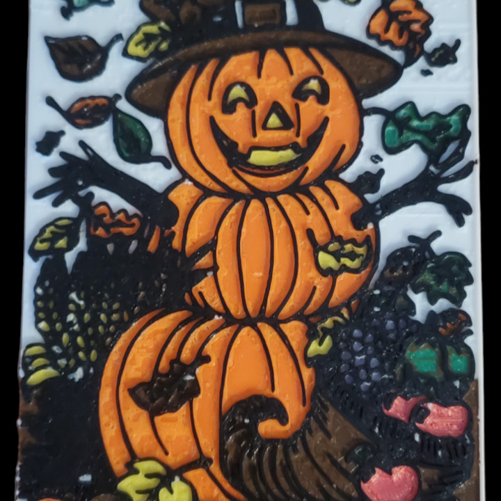 Halloween Pumpkin Man image