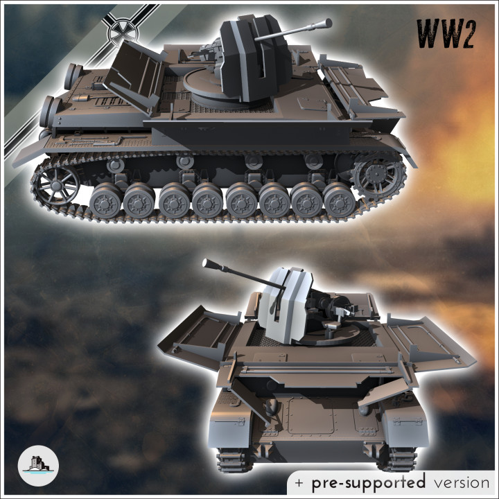 Flakpanzer IV AA Möbelwagen - Germany Eastern Western Front Normandy Stalingrad Berlin Bulge WWII image