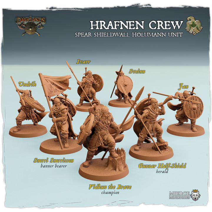 Norse Spear Shieldwall Hrafnen Crew, Holumann Unit image