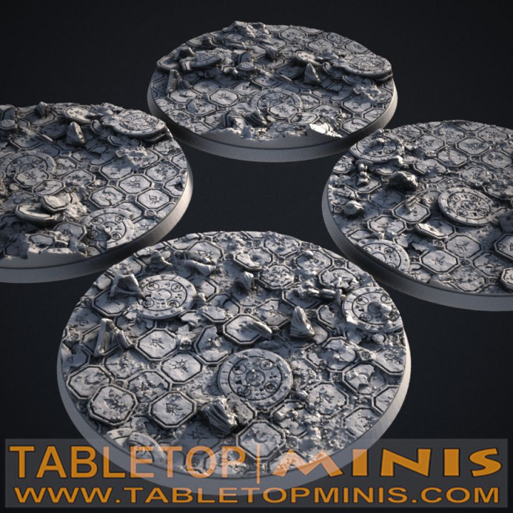 Ancient Ruins 90x90mm Bases