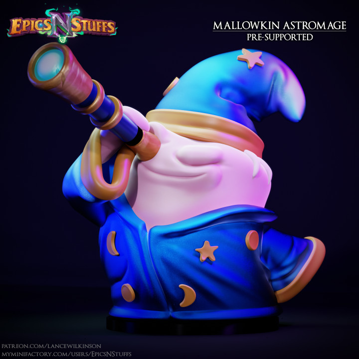 Mallowkin Astromage Miniature, Pre-Supported image