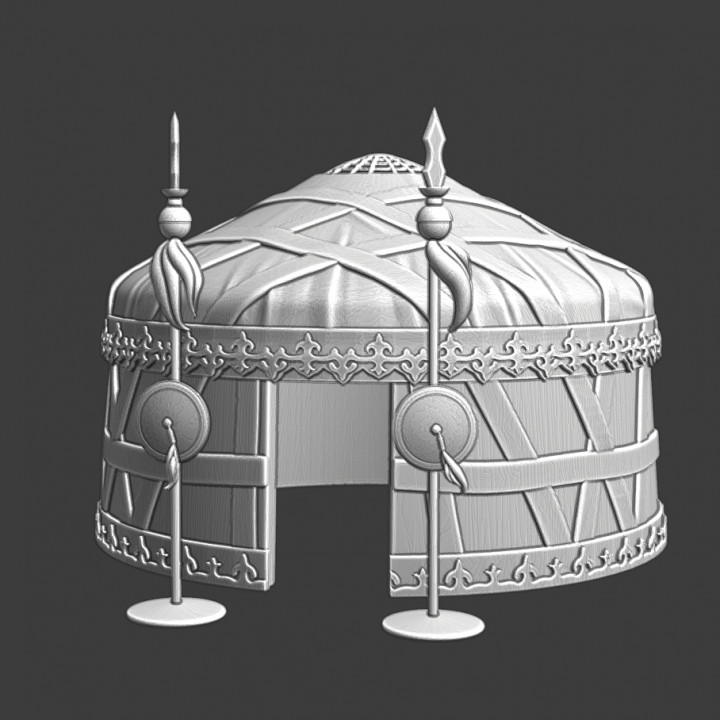 Mongolian tent model - Yurt/Ger image
