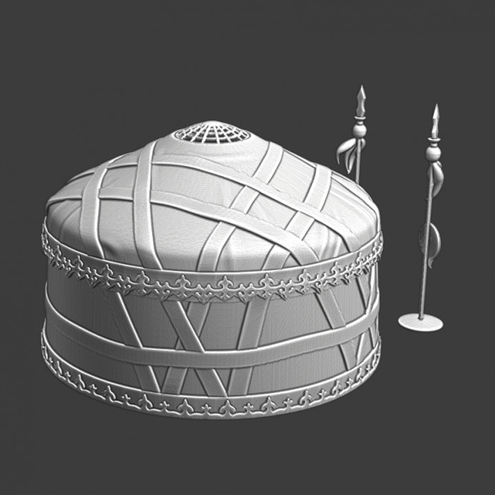 Mongolian tent model - Yurt/Ger image