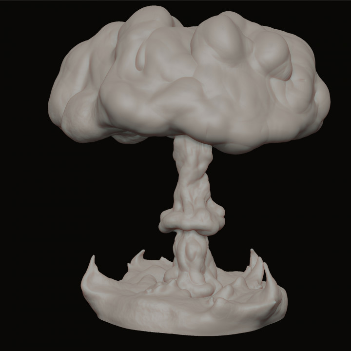 3D Printable nuclear bomb explosion by david martin