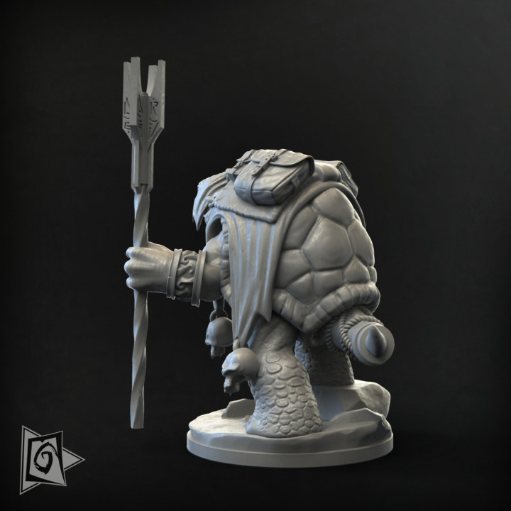 Warlock turtle of The Great Old One (25mm base & 75mm Scale)