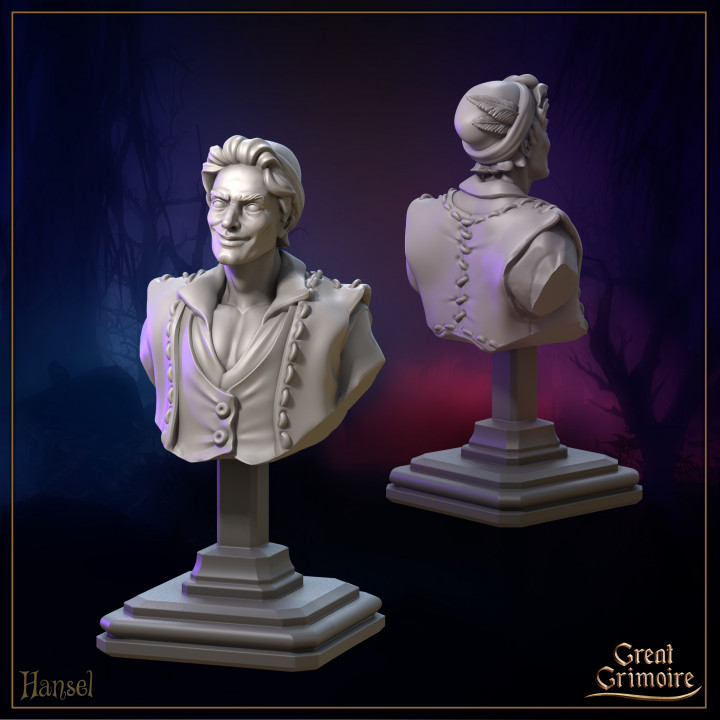 Bust of Hansel, the Forest Guide image