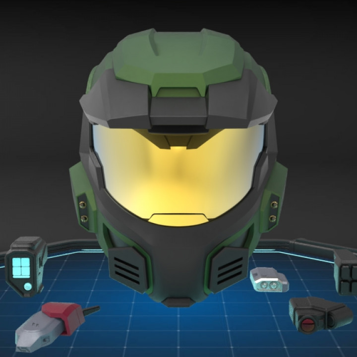 Mjolnir MkV Helmet - Halo image