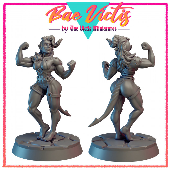 Bae Victis : Buff tiefling from hell 32MM and 75MM [PRE-SUPPORTED] image
