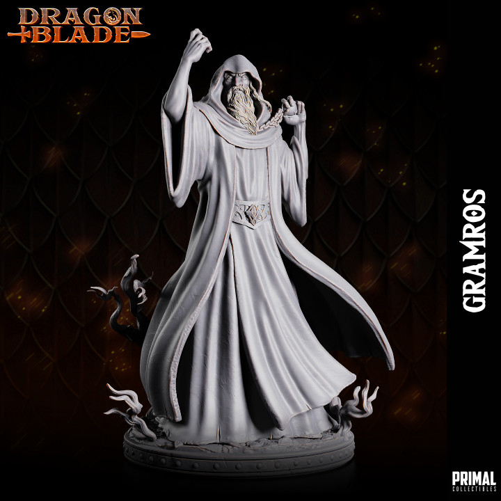 Dark Wizard  - Gramros (the dark one) - October 2023 - DRAGONBLADE-  MASTERS OF DUNGEONS QUEST