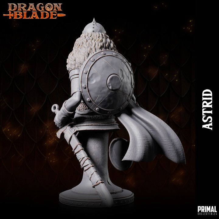 Fighter - Rogue -  Astride - Bust - October 2023 - DRAGONBLADE-  MASTERS OF DUNGEONS QUEST image