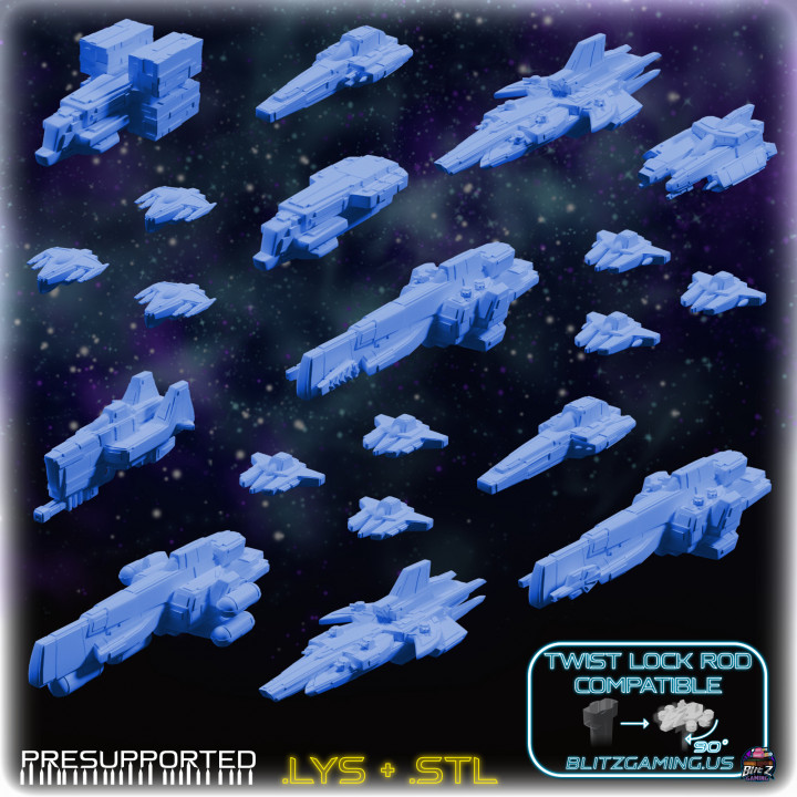 Bundle: 21 Ships + Terrain Standalone Expansion for Brave Sun & AI Rules image