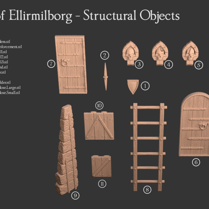 The Towers of Ellirmilborg OpenLOCK Structure - modular OpenLOCK terrain image
