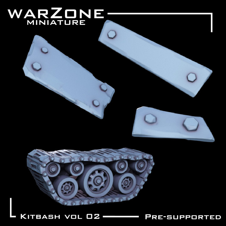 Kitbash Vol.02 Ork / 40 Unique pieces