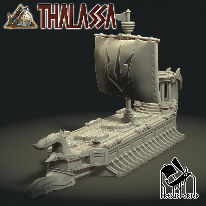 Thalassa: Poseidon Hellenic Patron Trireme Main Ship image