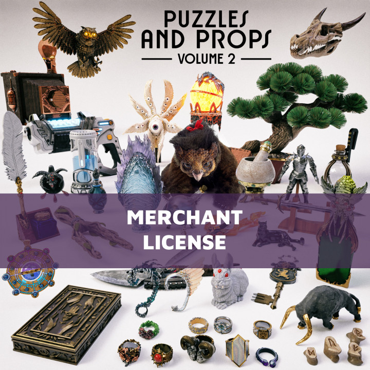 Merchant: Puzzles and Props - Volume 2's Cover