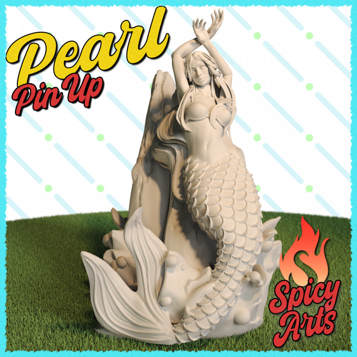 Pearl - (SFW) Mermaid Pose 3 Modern Bra