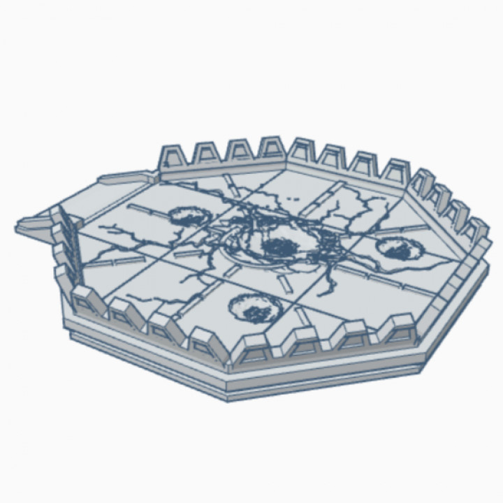 Ruined Military Landing Pad MilR010