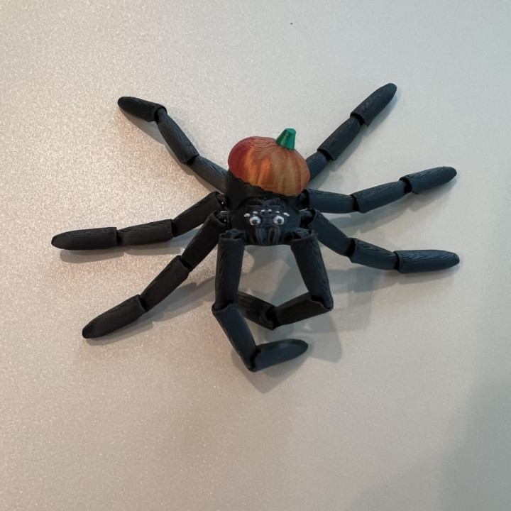 Flexi Pumpkin Widow Spider (Print in Place) image