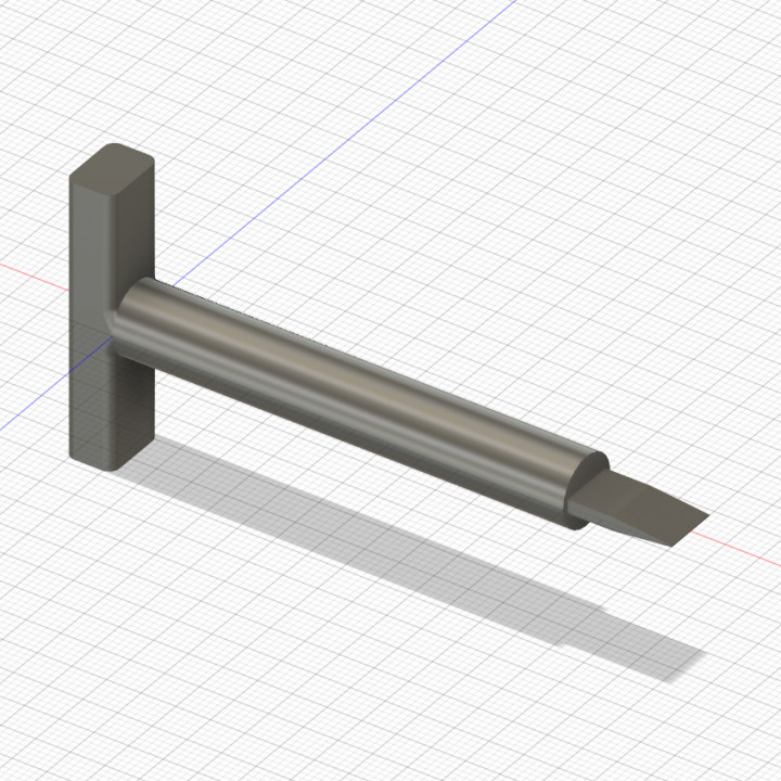 Flat head screw driver image