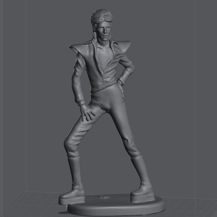 David Bowie Ziggy Stardust Statue image