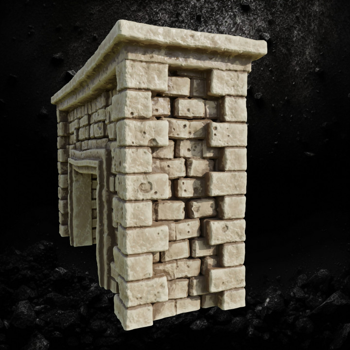 Stone Fireplace