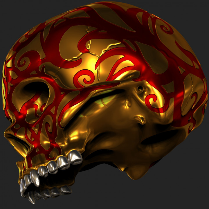 Female skull Ornate