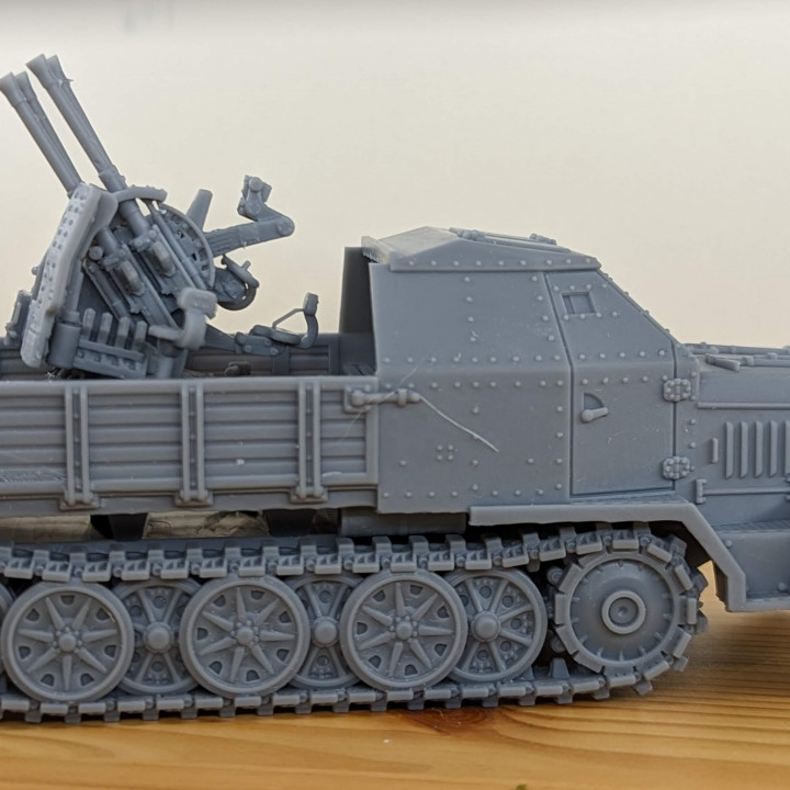 三栄製 第二次世界大戦 ドイツ軍マーダーⅢ対戦車自走砲 グレー