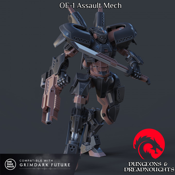 OE-1 Assault Mech (Posable) - 5e Compatible image
