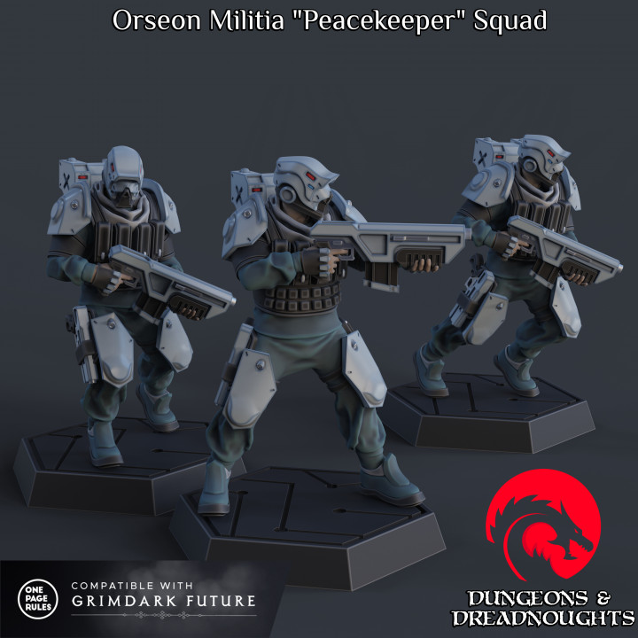 Orseon Militia "Peacekeeper" Squad - 5e Compatible image
