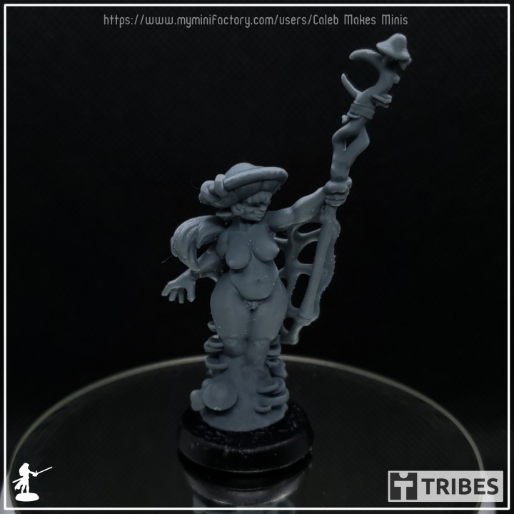 (NSFW) "Mycella" - Circle of Spores Druid Pinup [PRE-SUPPORTED] | Firbolg Series