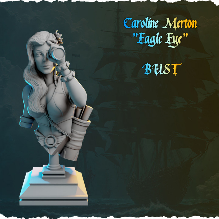 Caroline Merton BUST from Ladies of the Sea (Pirates)'s Cover