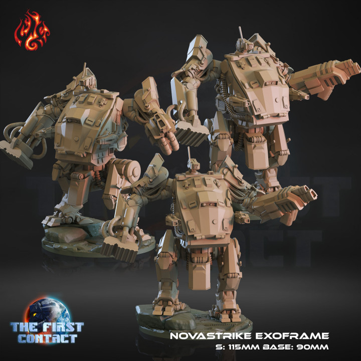 Novastrike Exoframe Battlesuits