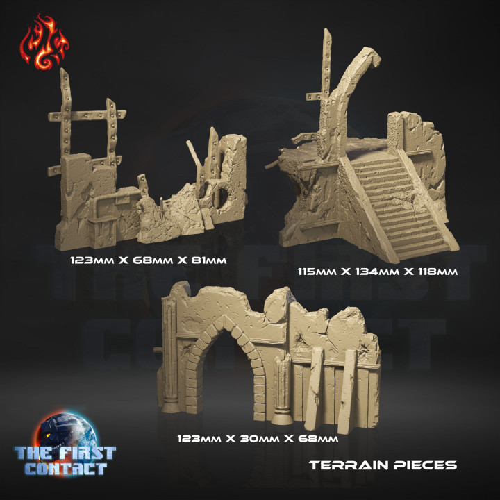 The First Contact ~ October '23 Scenery Pieces image