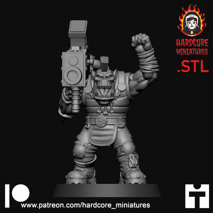 Space Orc with Heavy Bolter image