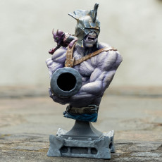 Picture of print of Bust - Ogre Mortar Specialist