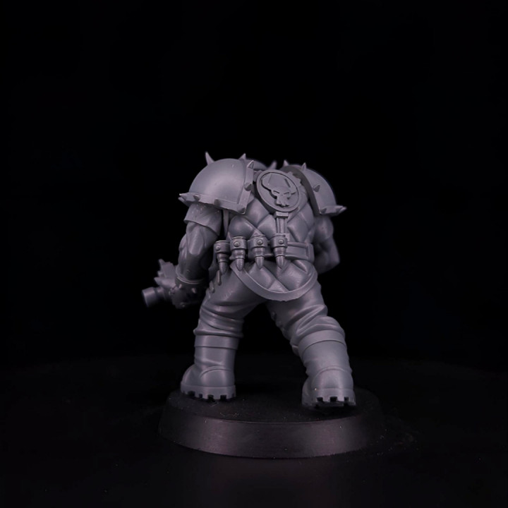 Space Orc with Gun Walking