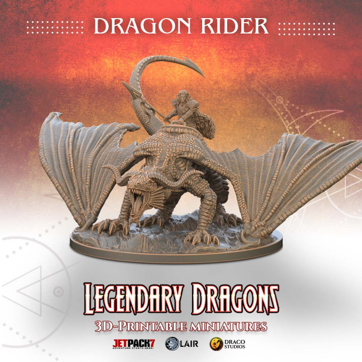 Dragon Rider from Legendary Dragons's Cover