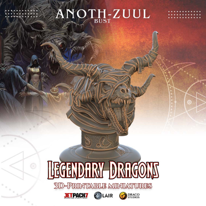 Anoth-Zuul Bust from Legendary Dragons's Cover