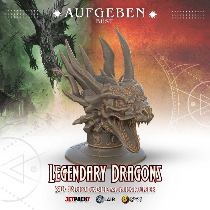 Aufgeben Bust from Legendary Dragons's Cover