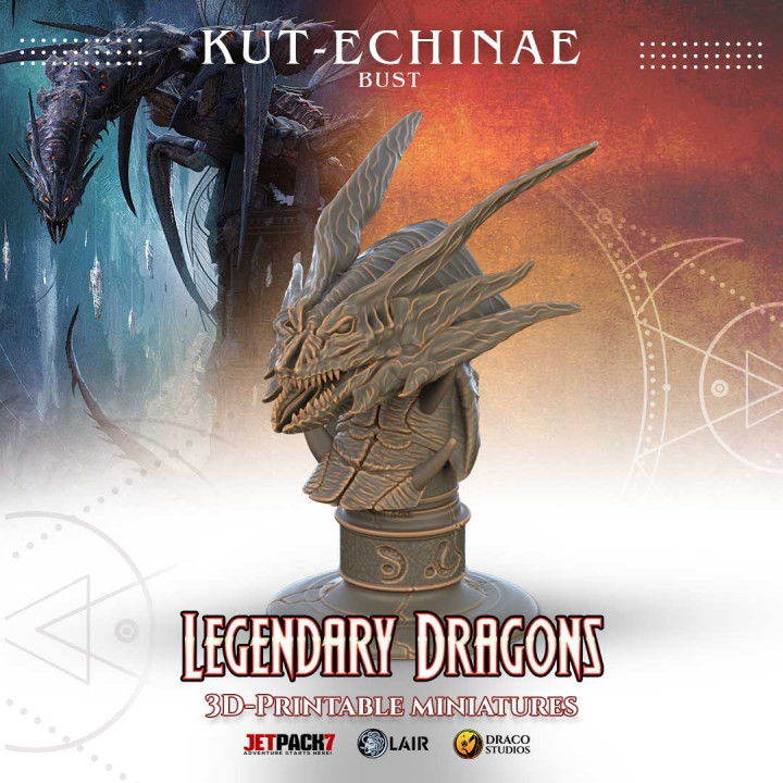 Kut-Echinae Bust from Legendary Dragons's Cover